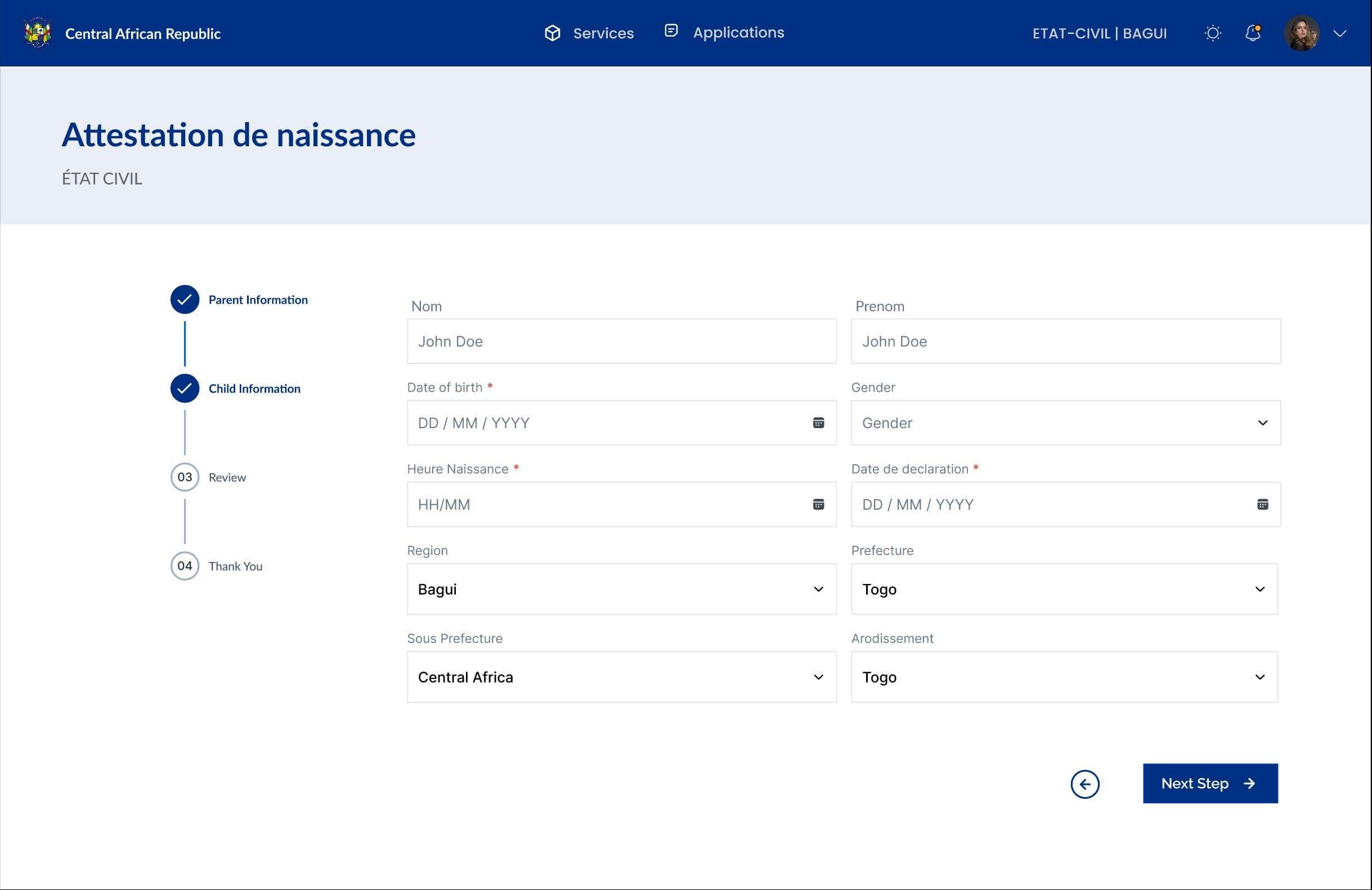 RCA Moderno product screenshot